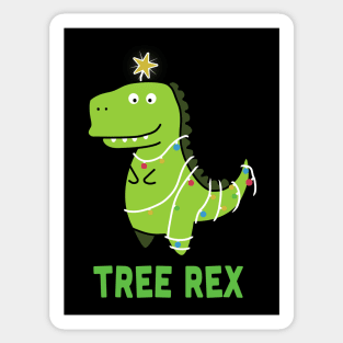 Christmas Tree Rex Sticker